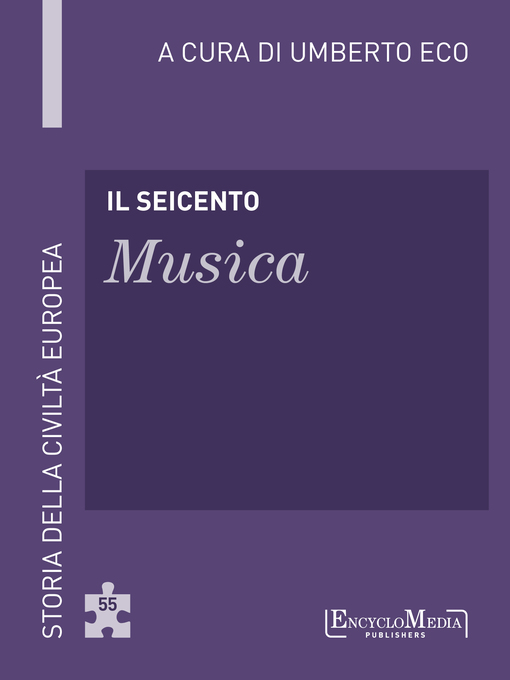 Cover image for Il Seicento--Musica